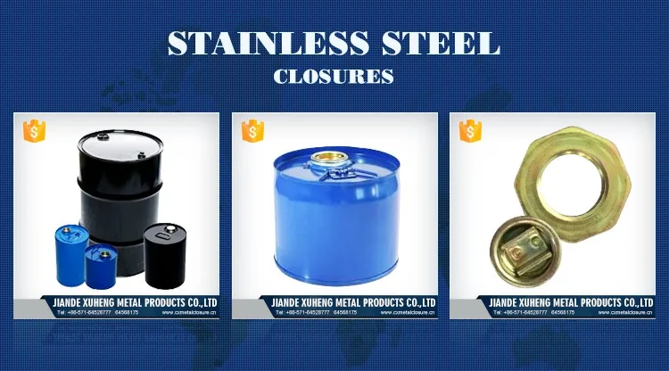 new empty oil drums 210l steel top opening