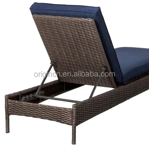 Wholesale Navy Blue Cushions Patio Wicker Synthetic Rattan Plastic