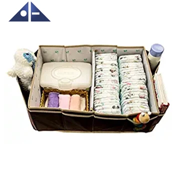 bedside diaper storage caddy