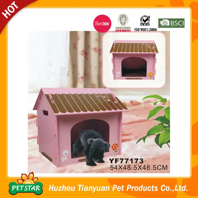 Billig Verschiedenen Farbe Abnehmbare Funktion Holzhaustierhaus-Käfig