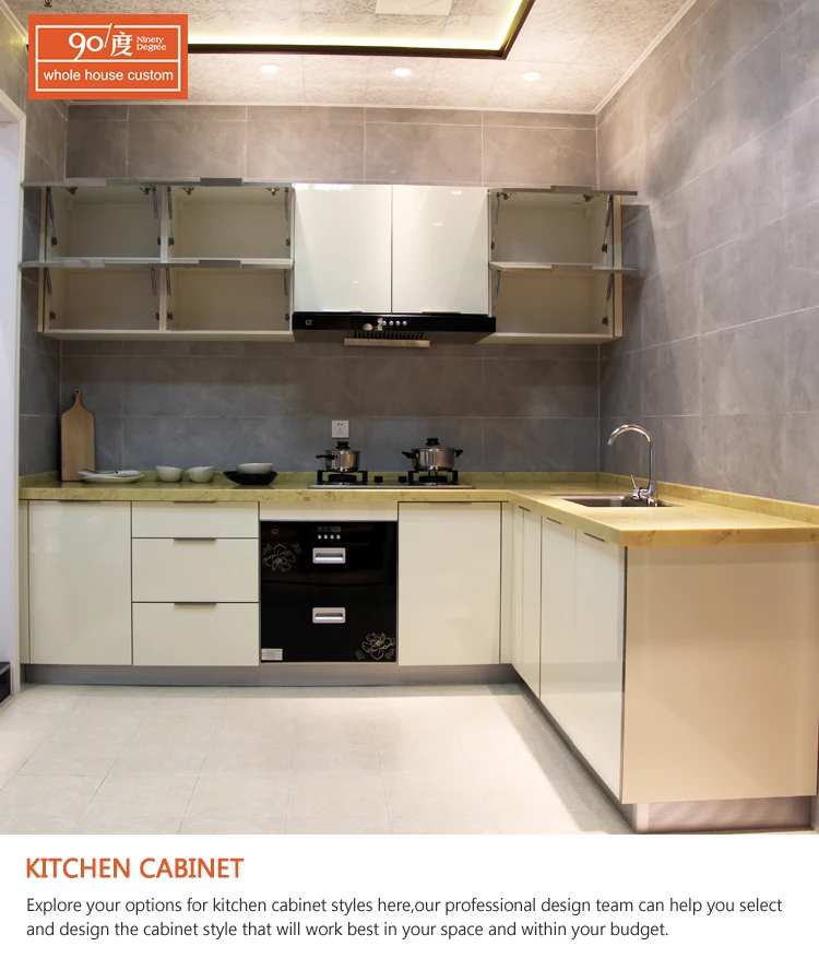 Cheap Different Colors Melamine Kitchen Cabinet For Kitchen Furniture