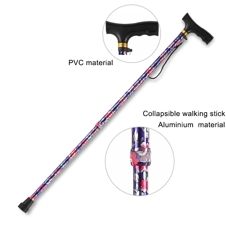 Factory Price Outdoor Aluminum Elderly Walking Stick For Disabled - Buy ...