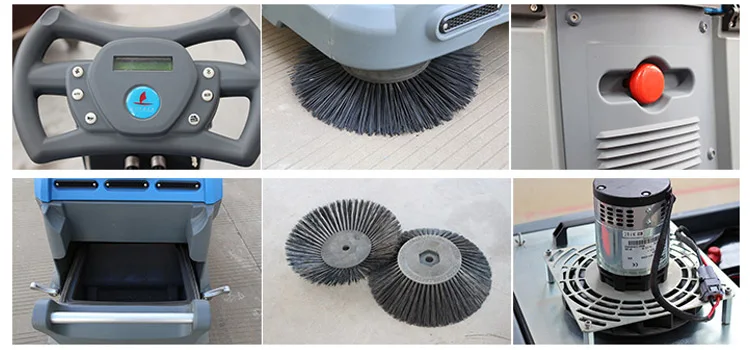 green machine street sweeper