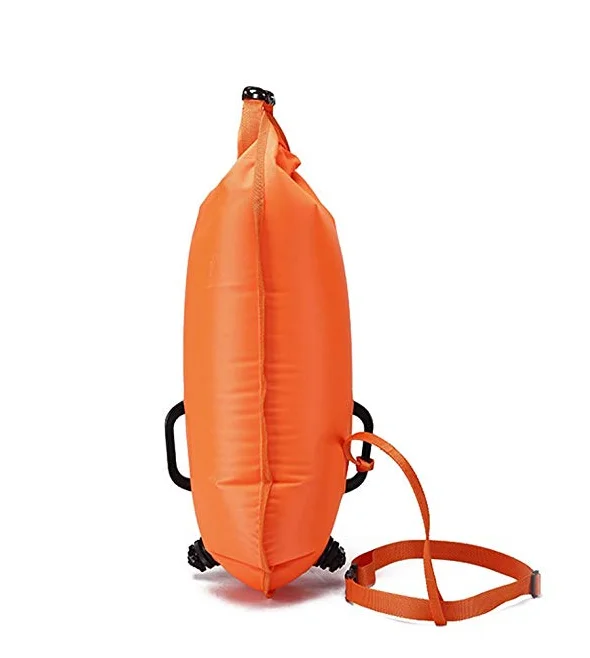 Double Air Bag Swimming Buoy With Dry Bag For Open Water Buy Swimming