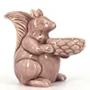 Hot Sale Personalized Handmade Ceramic Squirrel Candlestick Holder