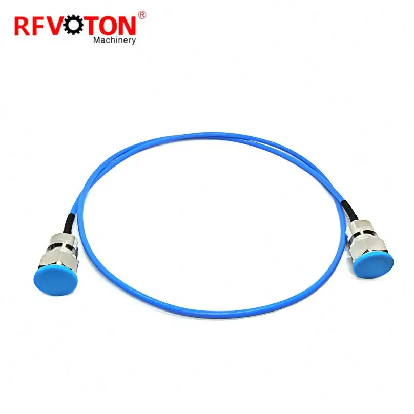 RF jumper cable 4.3/10 Mini Din Male Connector To 4.3/10 Mini Din Male Connector For RG141 Cable Assembly supplier