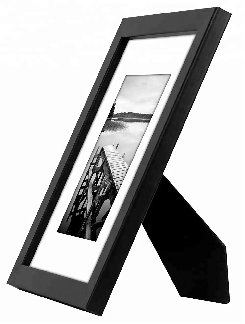 High Quality Wall Mounting Photo Frame Black Solid Wood 8x10 Picture Frame For Home Office 3910