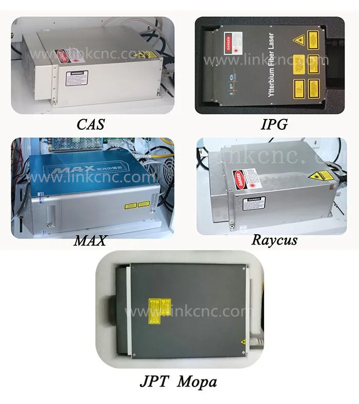 Fiber laser marking machine price 20w 30w 50W with rotating system MAX/CAS/Raycus/IPG