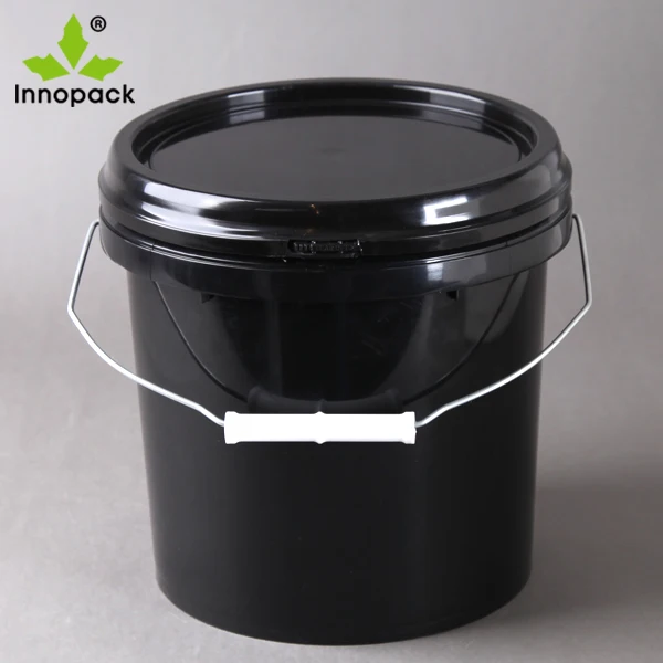 Black 18 Liter Food Grade Plastic Bucket With Lid And Handle Buy