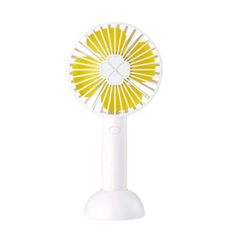 Bokze USB Handheld Mini Fan Children Protable Cute Desk Table Fan Girl Mini Personal Cooling Fan Home Travel Park School