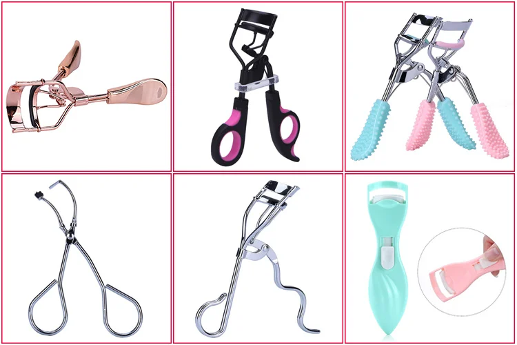 Wholesale Stainless Steel Lash Curler Makeup Rose Gold Eyelash Curler