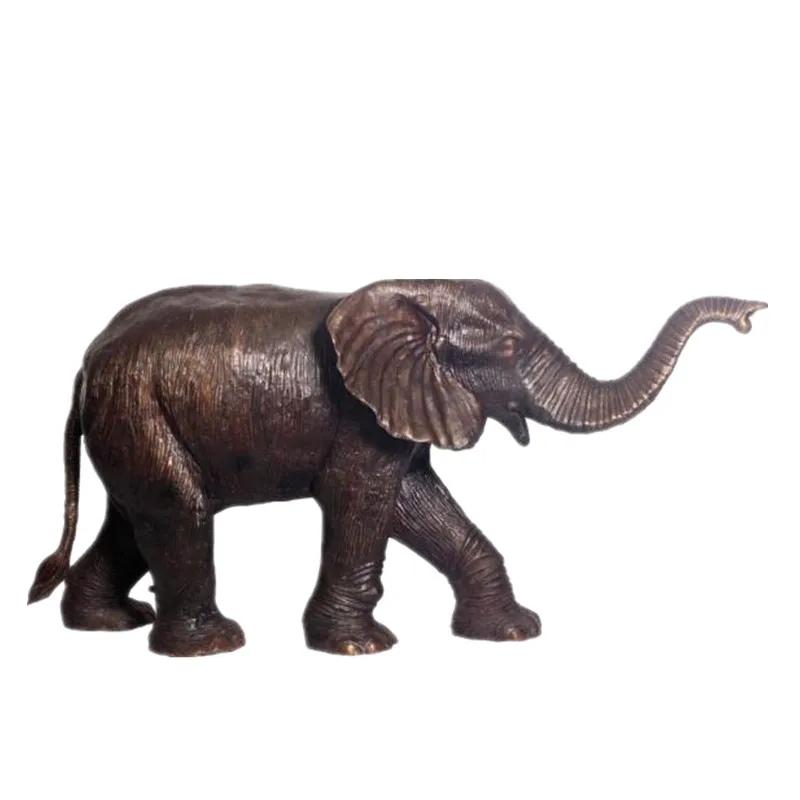 bronze elephant garden statue