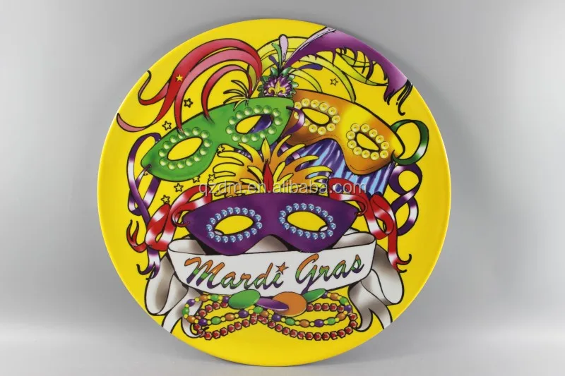Custom Print Melamine Big Plate , Party Dishes