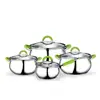 5 layered bottom induction Stainless Steel Dutch Oven Pot + Lid