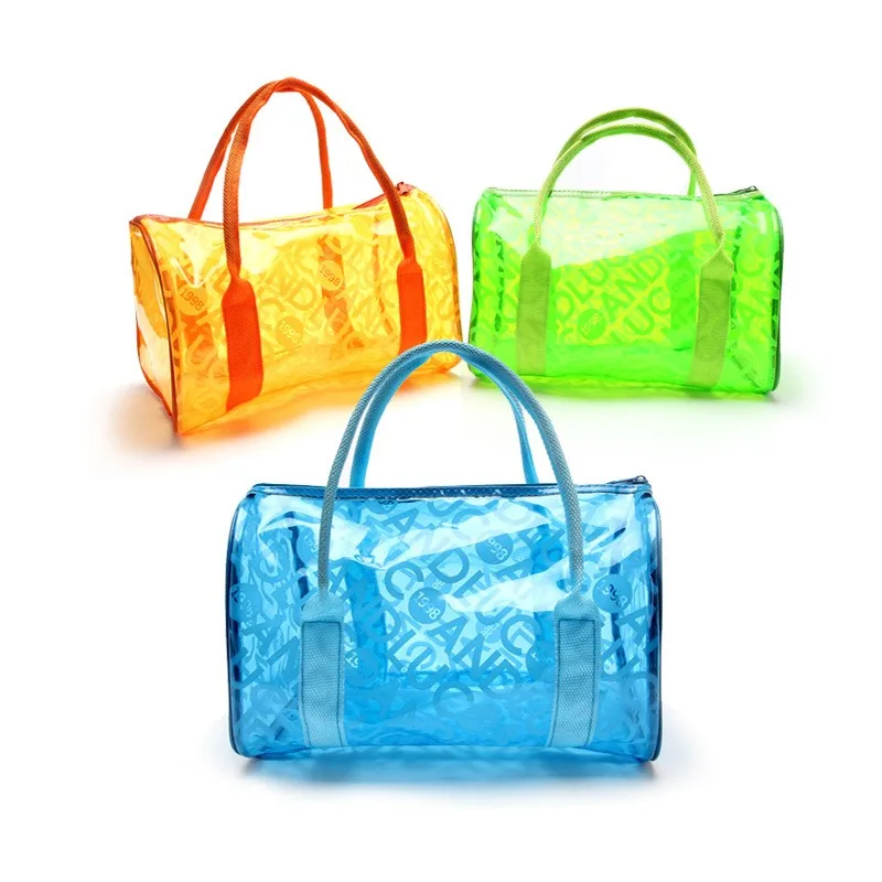 Wholesale Pvc Plastic Packing Beach Bag With Good Zipper Buy Beach