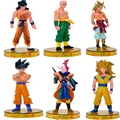 6pcs Dragonball z kai figuarts toy 2015 12cm Q super saiyan 5 goku Anime juguetes Dragon