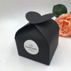 Cake Food kraft Paper Box With Handle Boxes Christmas birthday Party candy Gifts Packaging Storage Boxes