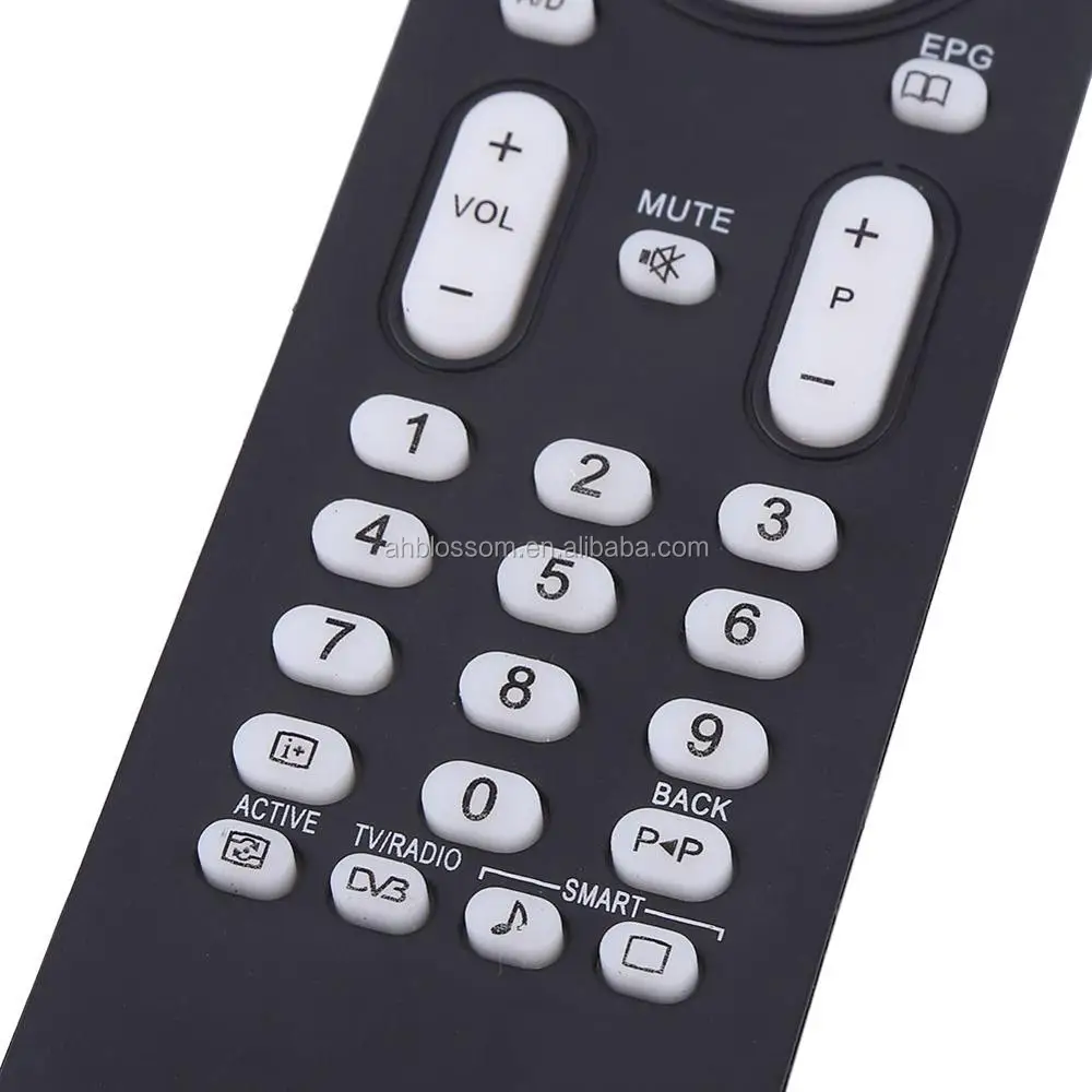 VINABTY RC2034301/01 Télécommande de Remplacement pour Philips TV RC203430101 RC2034301 01 19PFL5602D 20HF5335D 20PFL5522D 23PFL5322 26PFL7532D 32PFL5522 37PFL5522 42PFL7662D 50PFP5532D 52PFL3603D