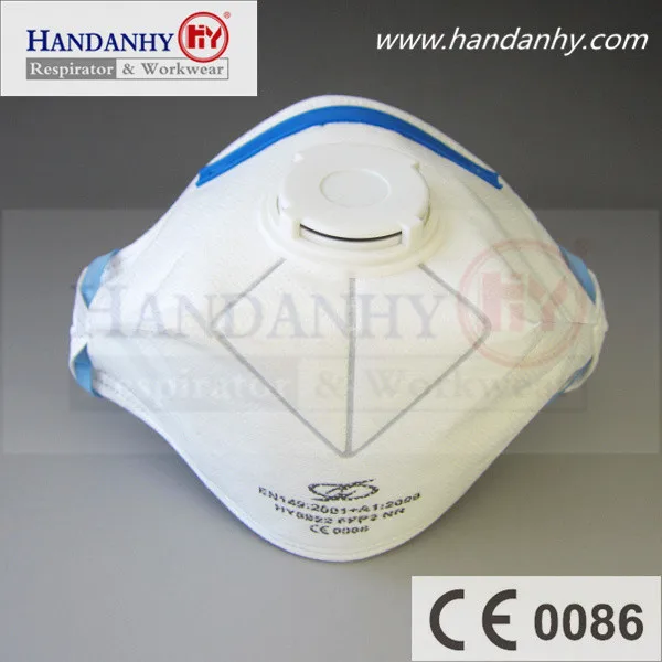 HY8922 FFP2 fold flat vlved respiratory protection disposable dust mask.jpg