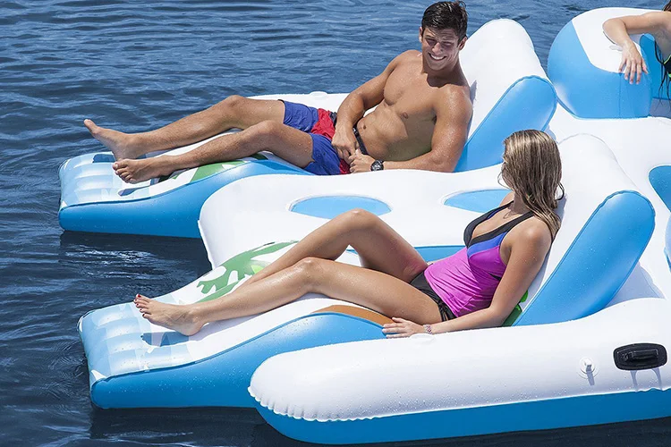 Tropical Tahiti giant 6 person Inflatable