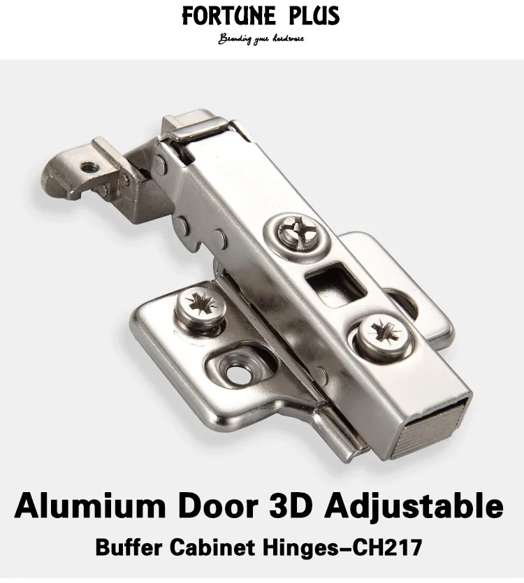 Ch 217 Adjust Soft Close Kitchen Self Closing Glass Aluminium Door