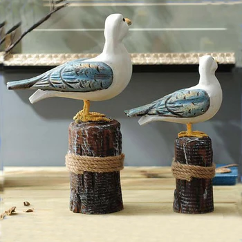 resin seagull statue