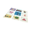 custom printed Children learning educational toy paper alphabet flash card