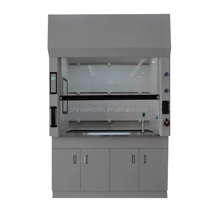 High quality intelligent control panel stainless steel fume hood for laboratory security system