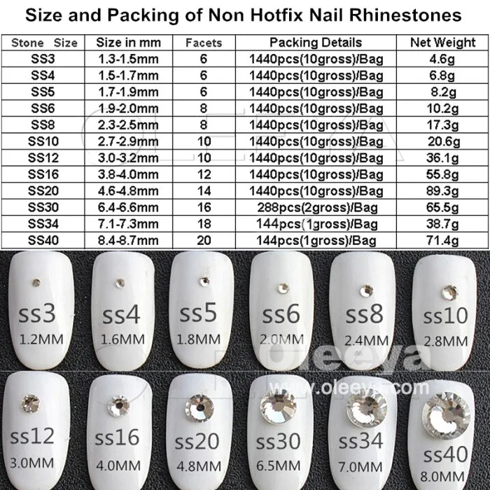 Wholesale Oleeya 2028 Light Siam Red Glass Beads Rhinestone Flatback Non Hotfix Nail Art Rhinestones in Bulk for Nail Art