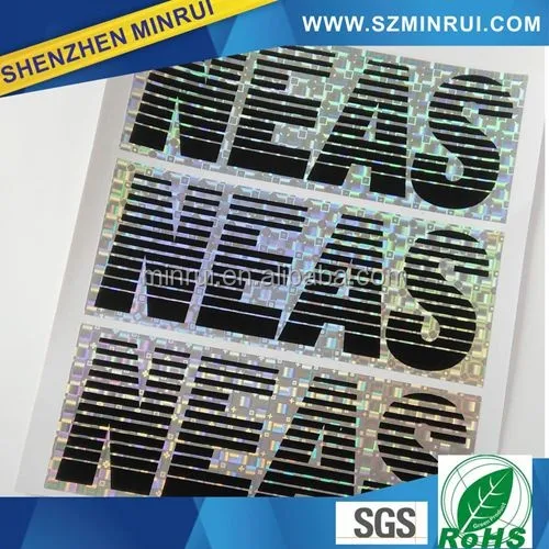 hologram Eggshell label sticker 27
