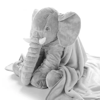 plush elephant pillow toy