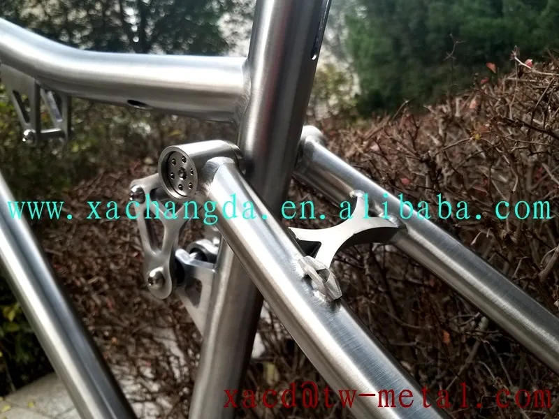 Titanium Full Suspension Mountain Bicycle Frame Titanium Suspension