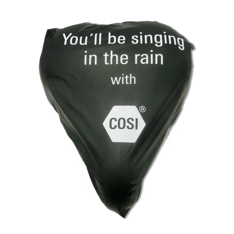 Custom waterproof saddle cover bike seat cover with logo advertising