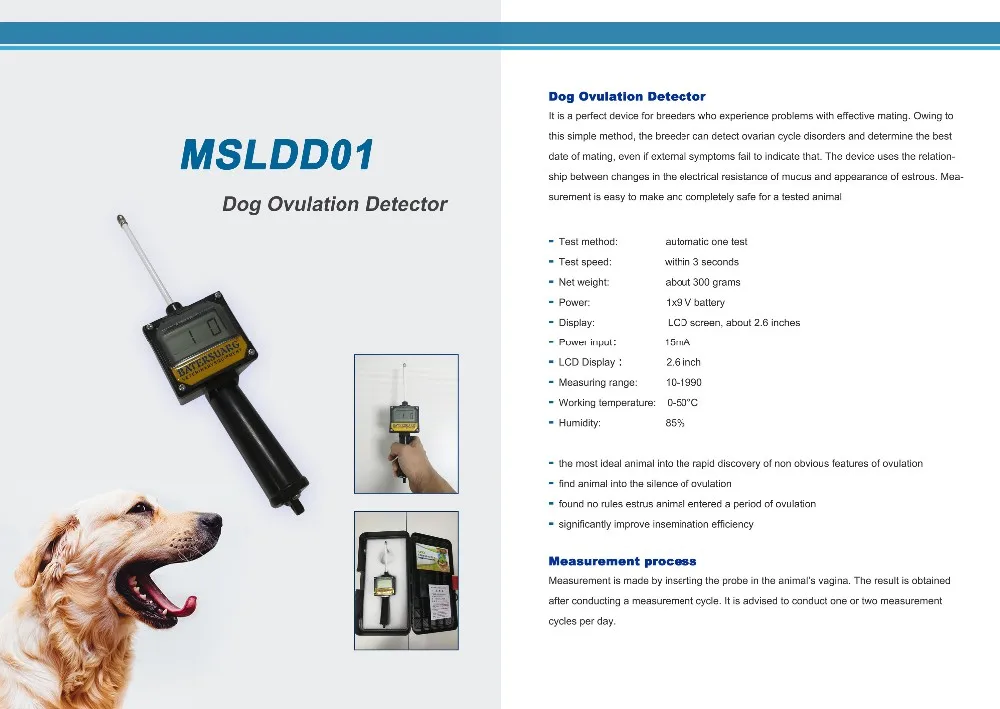 Animal Pregnancy Test Kit,Ovulation Detector Dog Ovulation Test Strips