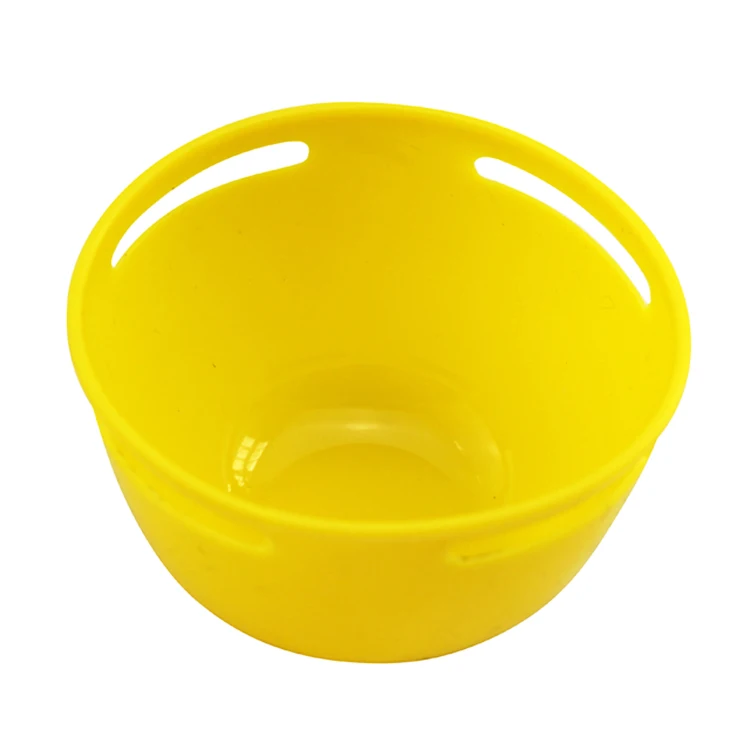 BPA Free Food Grade Silicone Egg Poacher Cups Egg Steamer Boil With Ring Standers Microwave Egg Cooker