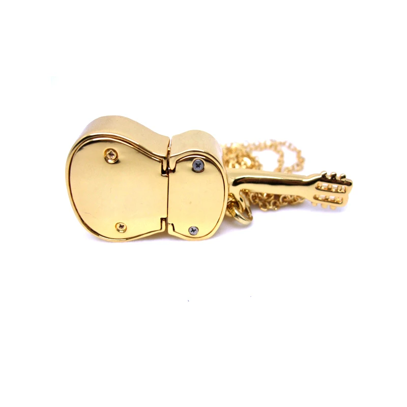 4GB Guitar USB Flash Pen Drive Necklace Jewelry USB Free Shipping USB Flash - ANKUX.COM
