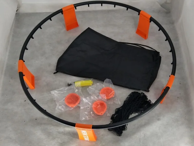 Beach Game High Quality 3 Mini Volleyball Target Net 5 Legs Included