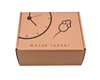 Wholesales custom rectangle die cut packaging lunch food kraft paper corrugated mailer box
