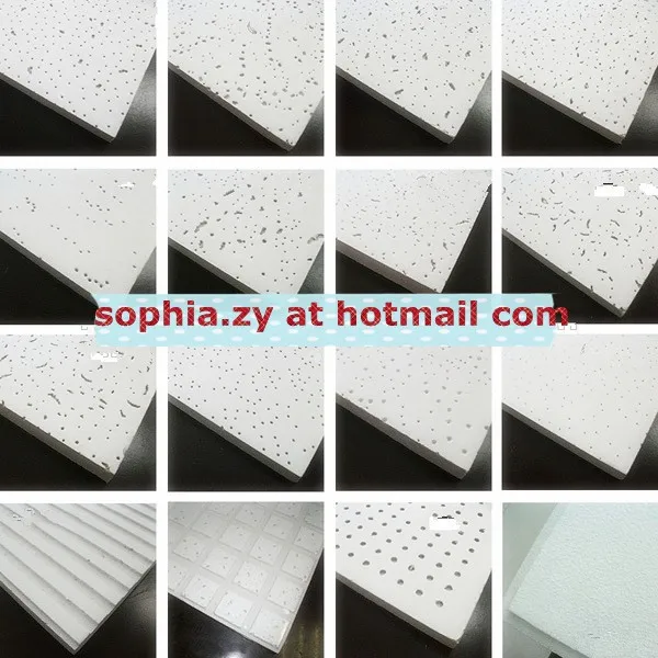 Zuhause inneneinrichtung 20mm akustischen mineralfaser deckenplatten