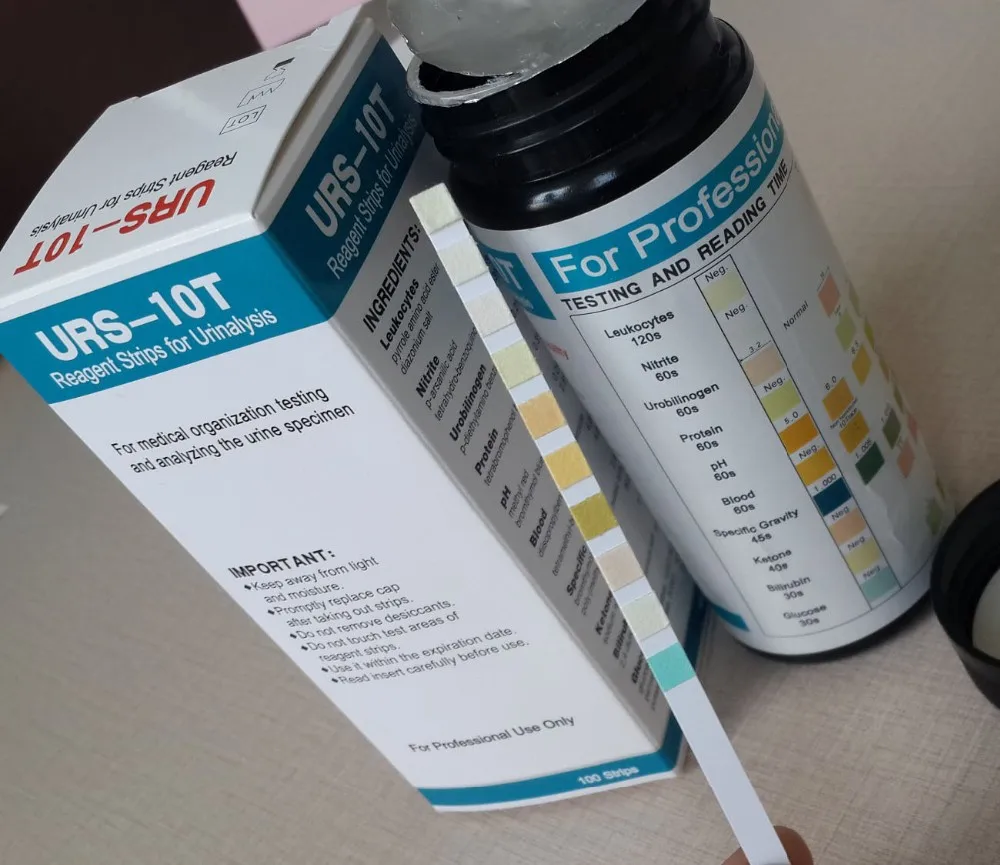 Urine Test Strips 10 Parameters Uncut Sheet Rapid Test Provided Urs10t