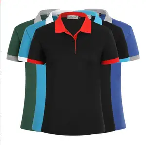 Wholesale Cheap price OEM custom your own logo cvc shirt work uniform polo tshirt Wholesale Cheap price OEM custom your own logo cvc shirt work uniform polo tshirt