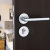 New aluminum material interior door lock Living Room Bedroom Bathroom door handle lock