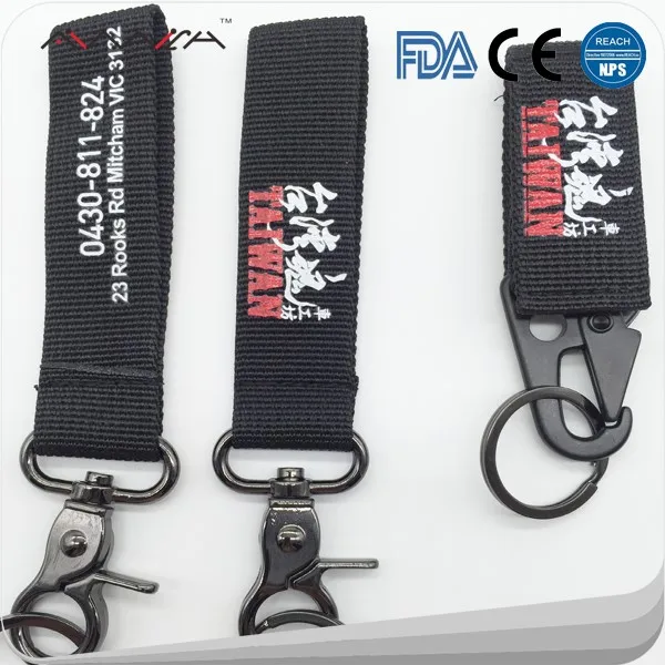 Carabiner Short Lanyard With Strap Keychain Short Lanyard Accessories