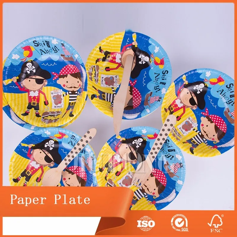 Colorful Disposable Party Paper Plates For Birthday Party Buy Party