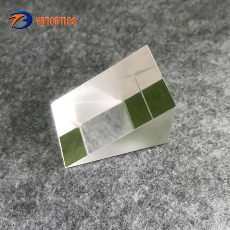 Customized  precision high reflective optical components right angle dielectric mirror glass prism coated lens