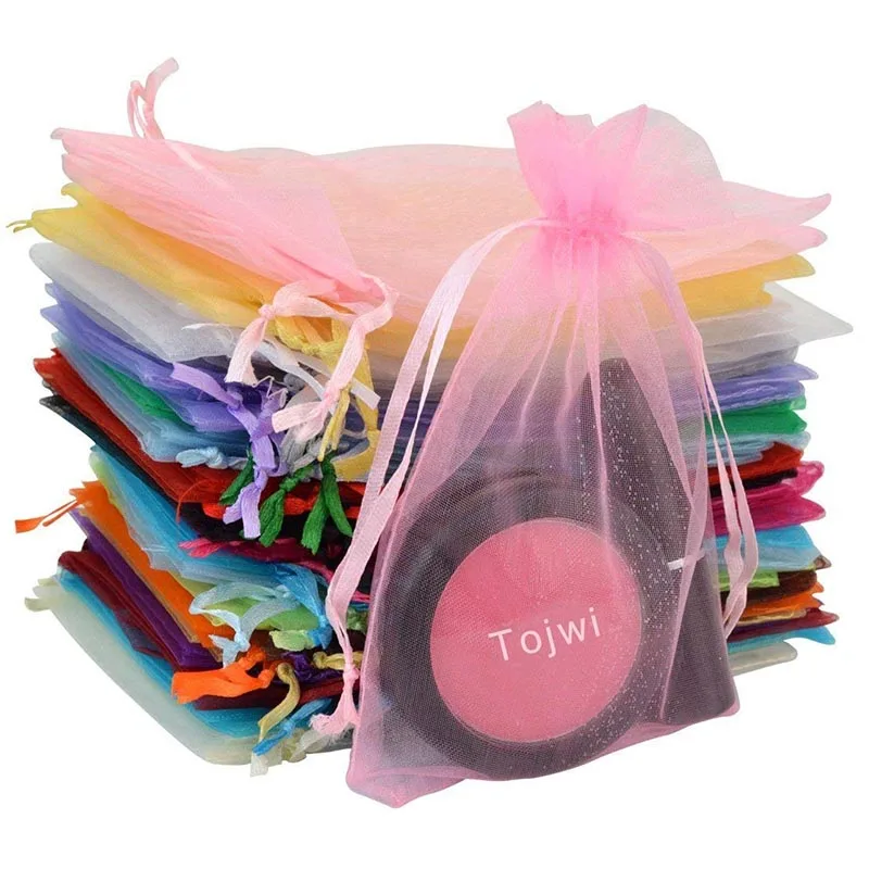 

Drawstring Organza Bag,200 Pieces, 21 colors in stock