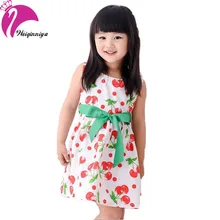 Girl Dress Summer 2016 Flower Girl Dresses Cotton Sleeveless Fashion Casual Princess Dress Vestido Infantil Kids