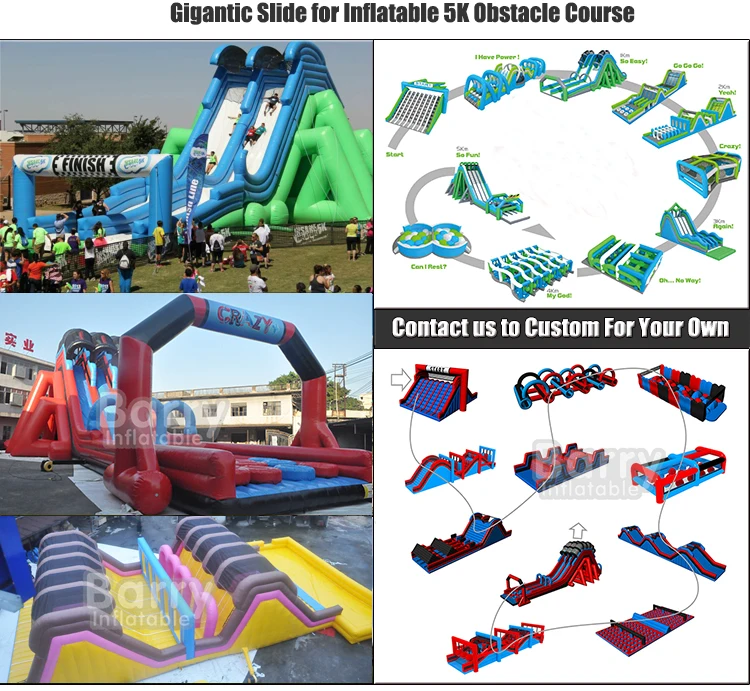 Cheap Price Water Slide Inflatable Slip And Slide Commercial Yellow 10m Water Slide Inflatable