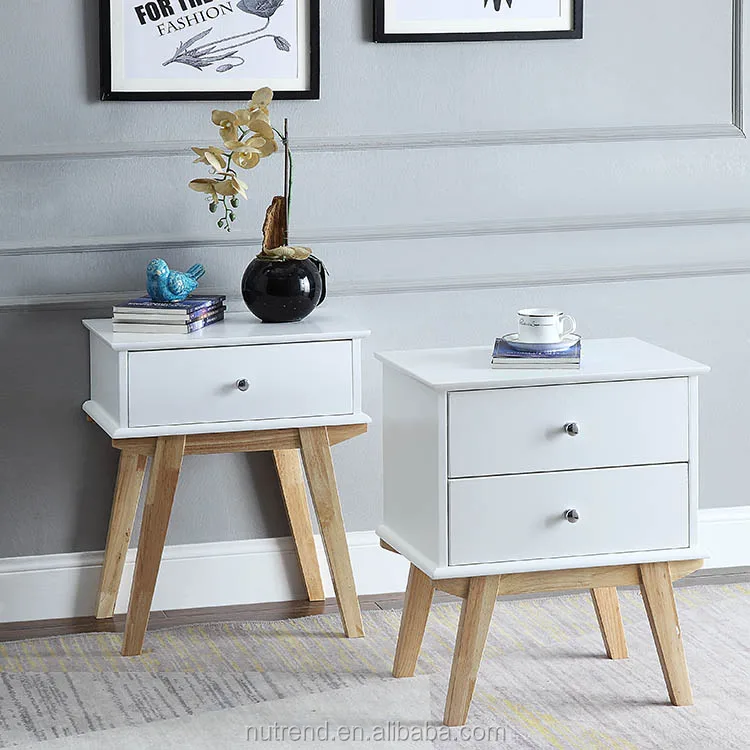 Best Modern Bedside Tables Drawer White And Wood Side Table Night Stand Tables View Mdf Side Table Nutrend Product Details From Fujian Nutrend Furniture Co Ltd On Alibaba Com