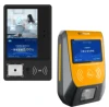 Outdoor use waterproof amusement park ticket validator with 5 inch screen display